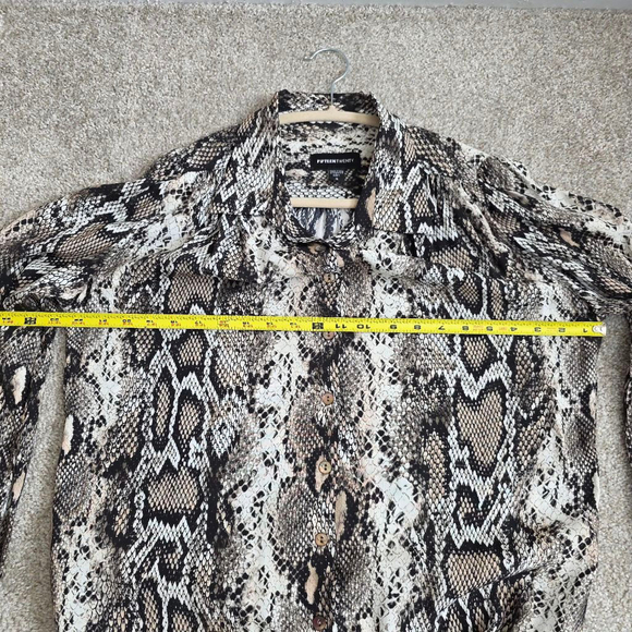 FIFTEEN TWENTY Dress Size S Snake Print - Picture 11 of 12